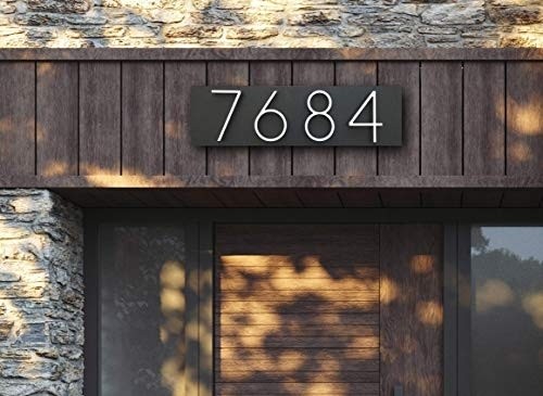 House Numbers | Address number in Vertical and Horizontal mode | Address plaques for outside | Personalized gift | Housewarming gift idea | Address signs | Modern house numbers