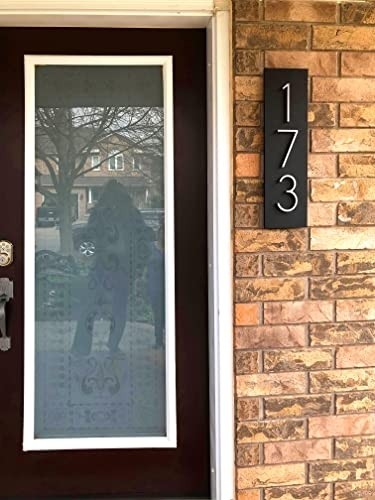 House Numbers | Address number in Vertical and Horizontal mode | Address plaques for outside | Personalized gift | Housewarming gift idea | Address signs | Modern house numbers