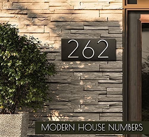 House Numbers | Address number in Vertical and Horizontal mode | Address plaques for outside | Personalized gift | Housewarming gift idea | Address signs | Modern house numbers