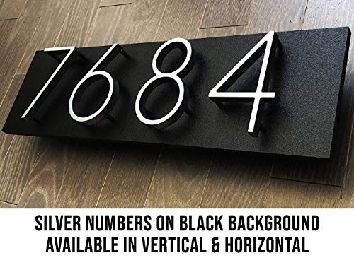 House Numbers | Address number in Vertical and Horizontal mode | Address plaques for outside | Personalized gift | Housewarming gift idea | Address signs | Modern house numbers