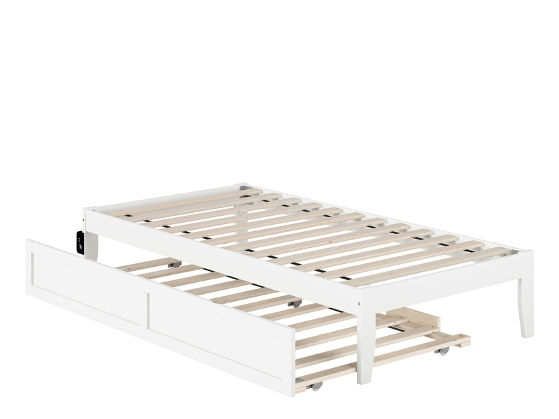 Hovea Solid Wood Platform Bed with Trundle by Three Posts™ Baby & Kids