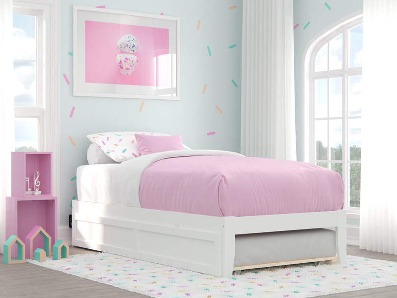 Hovea Solid Wood Platform Bed with Trundle by Three Posts™ Baby & Kids