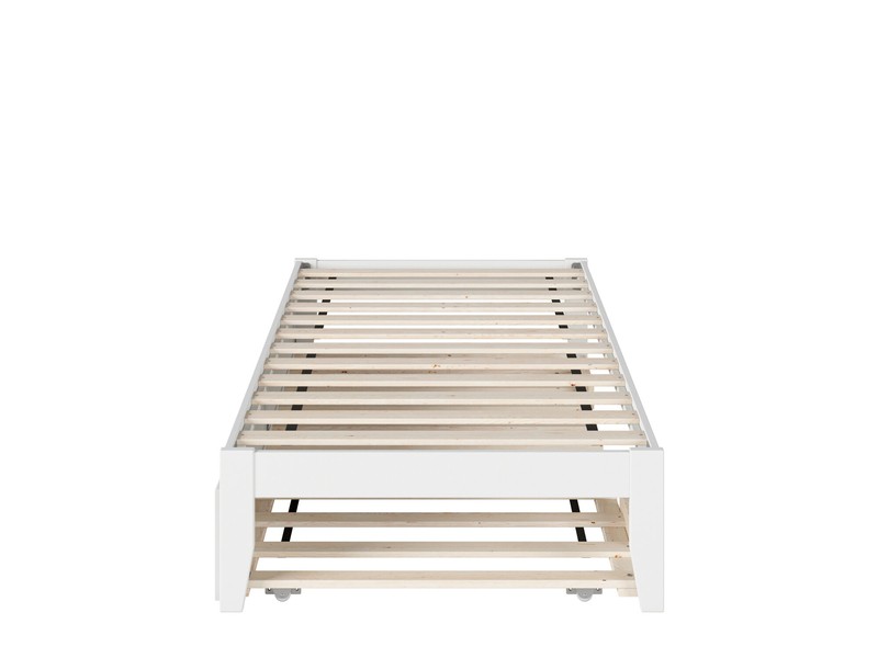 Hovea Solid Wood Platform Bed with Trundle by Three Posts™ Baby & Kids