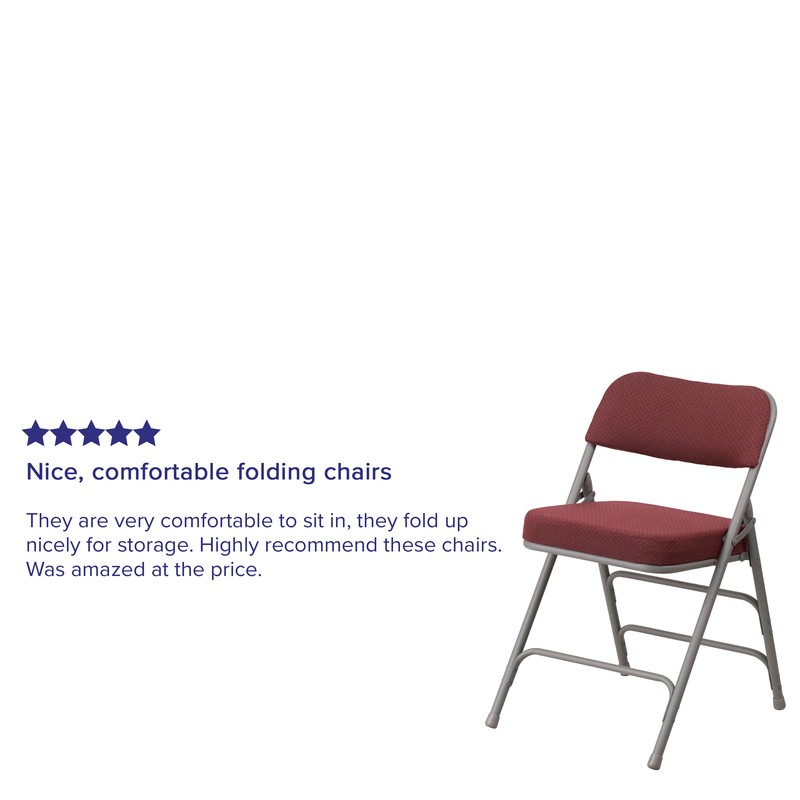 Inbox Zero Fabric Banquet Folding Chair