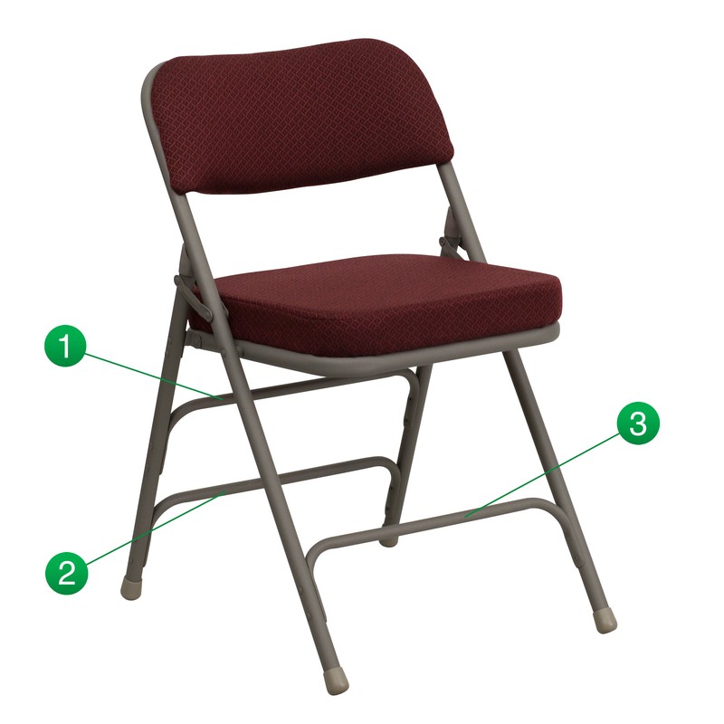 Inbox Zero Fabric Banquet Folding Chair
