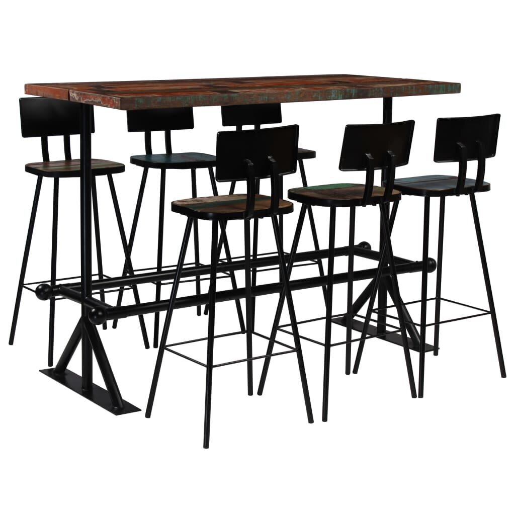 Industrial Style High Top Table and Chairs