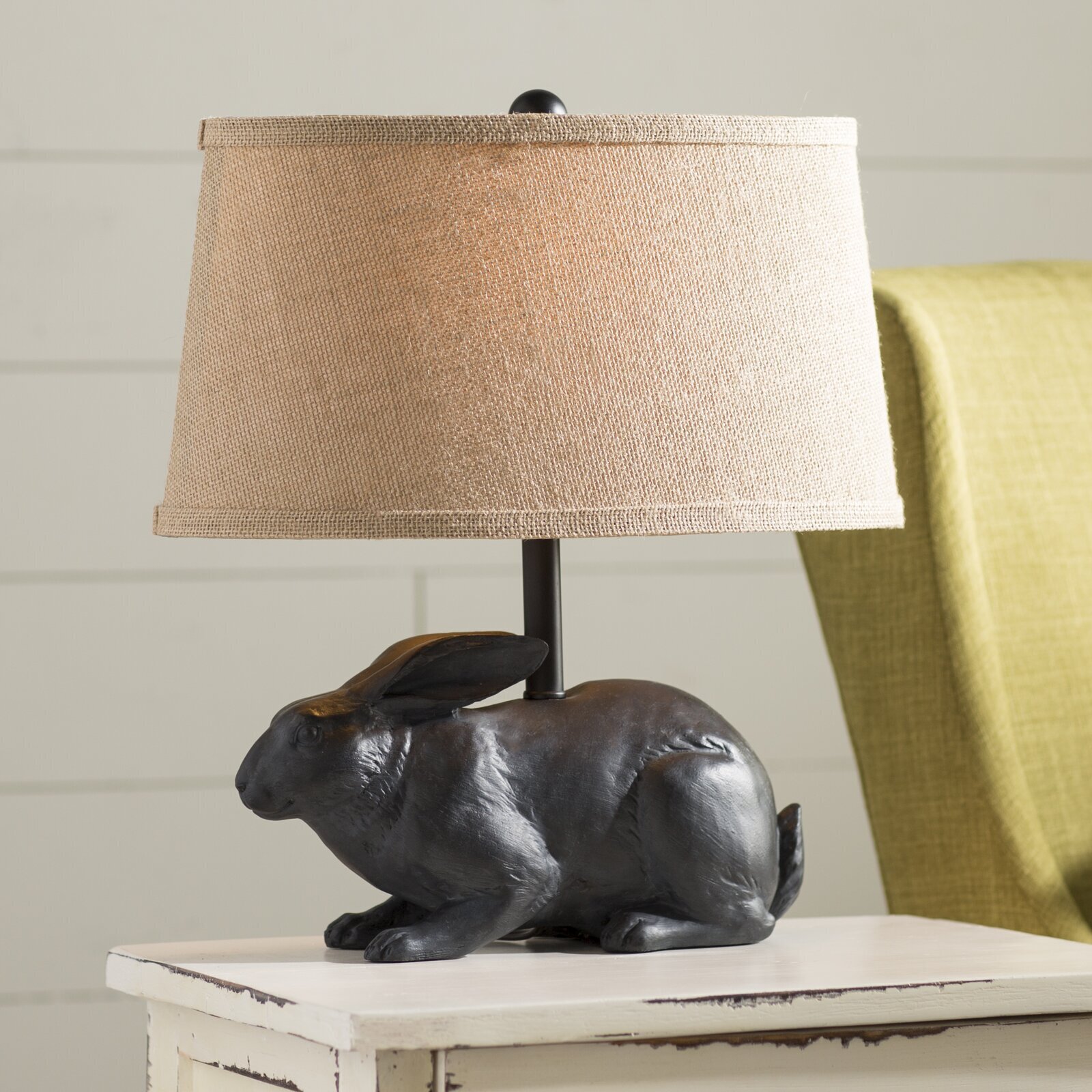 Iron Rabbit Table Lamp
