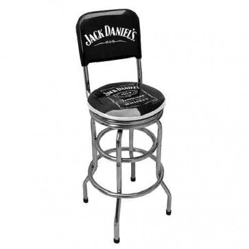 Jack Daniels Bar Stools With Double Ring Base