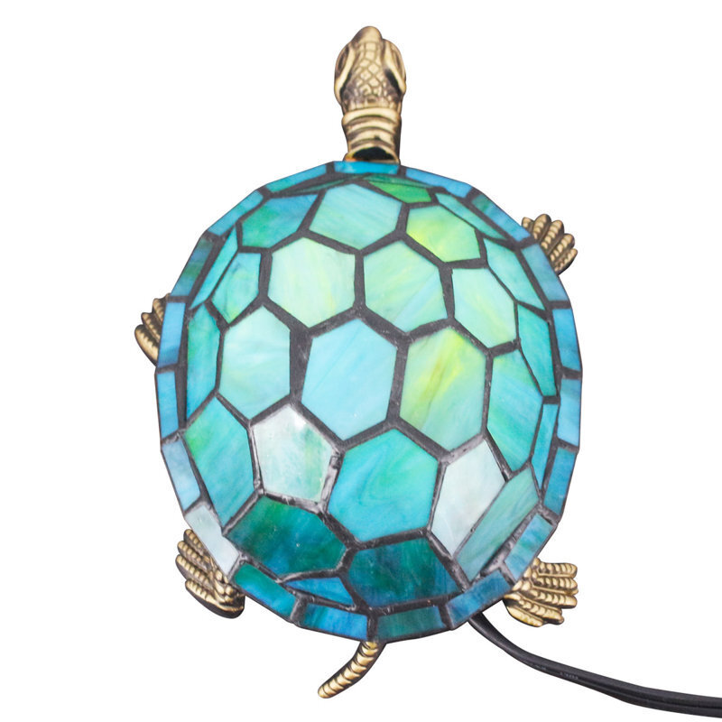 Jewel Toned Sea Turtle Lamp