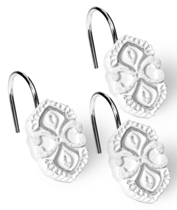 Juniata Shower Hooks white