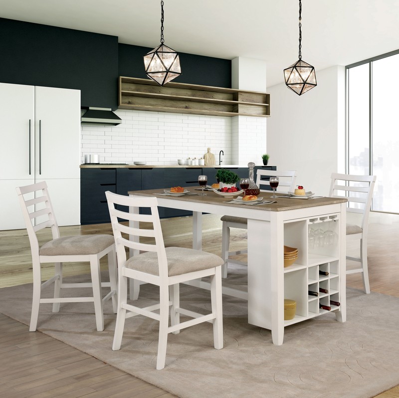 Kahl Counter Height 63'' Trestle Dining Table