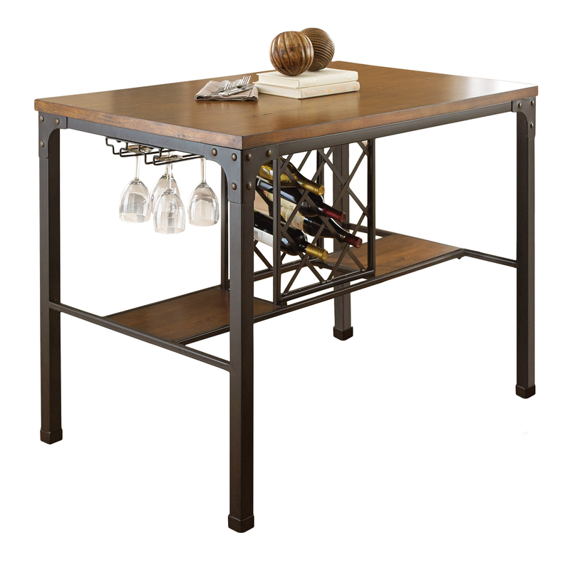 Keamber Counter Height 48'' Iron Dining Table