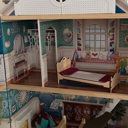KidKraft Grand Anniversary Wooden Dollhouse with Furniture, Gift for Ages 3+