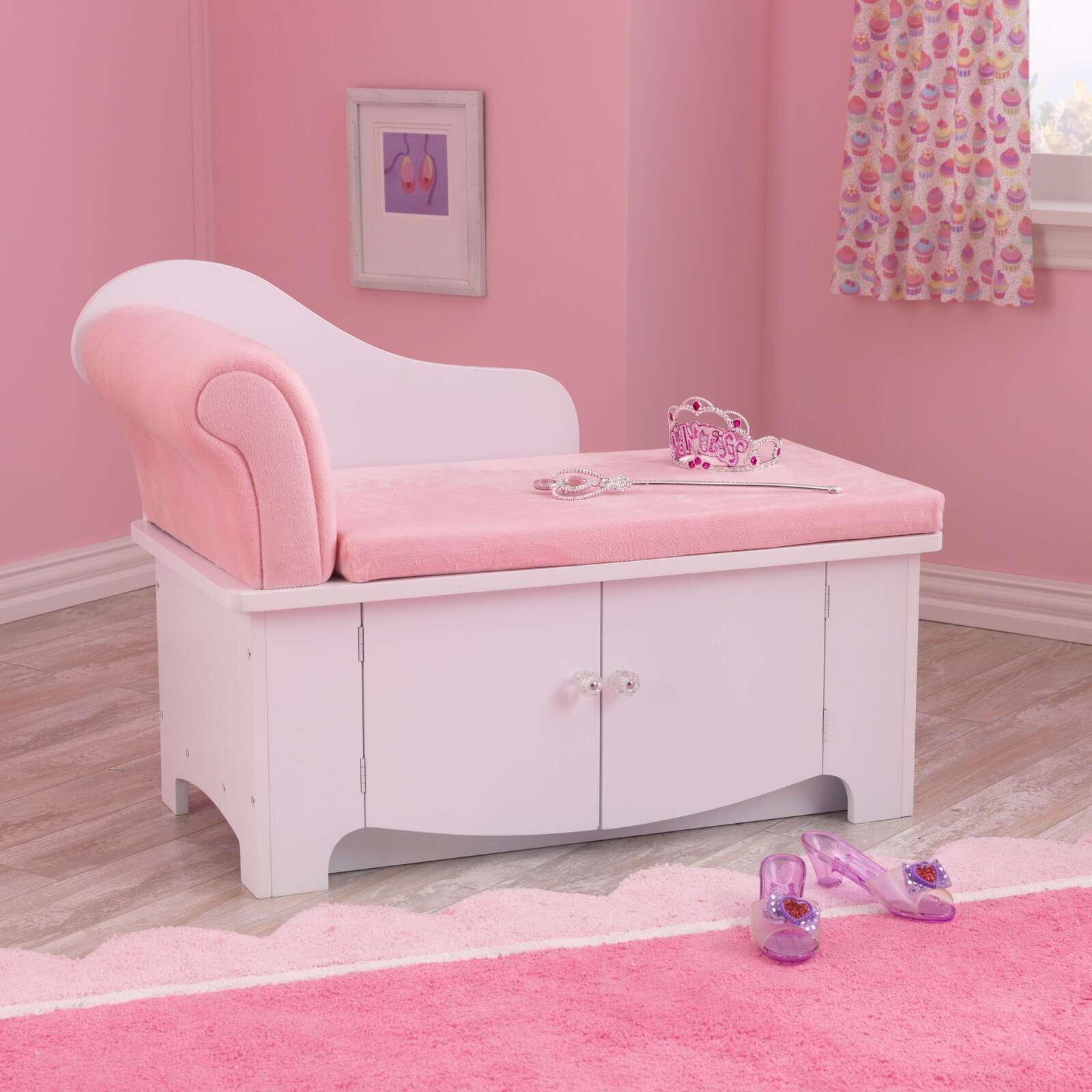 Kids Bedroom Chair with Storage Compartment