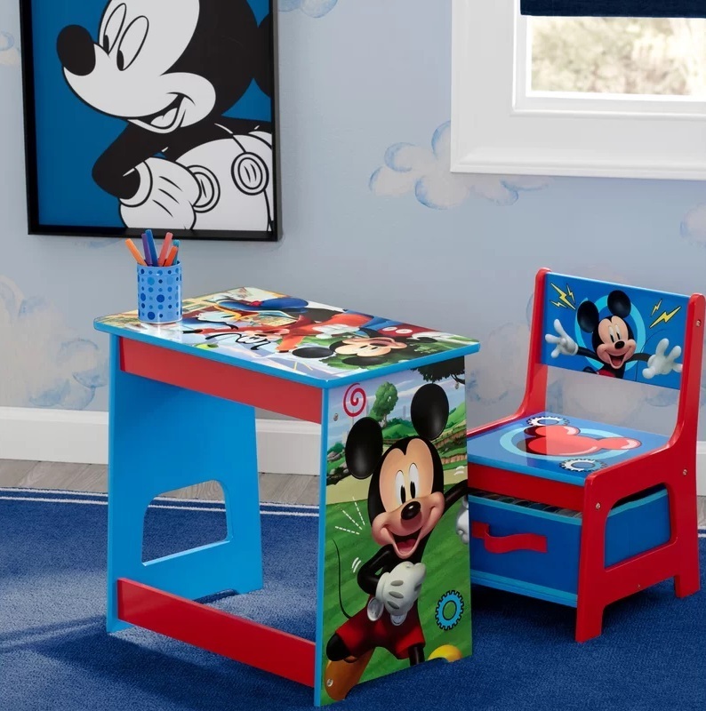 Kids Walt Disney Desk and Chair Set