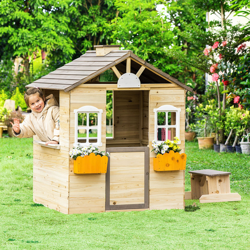 Kids wooden playhouse