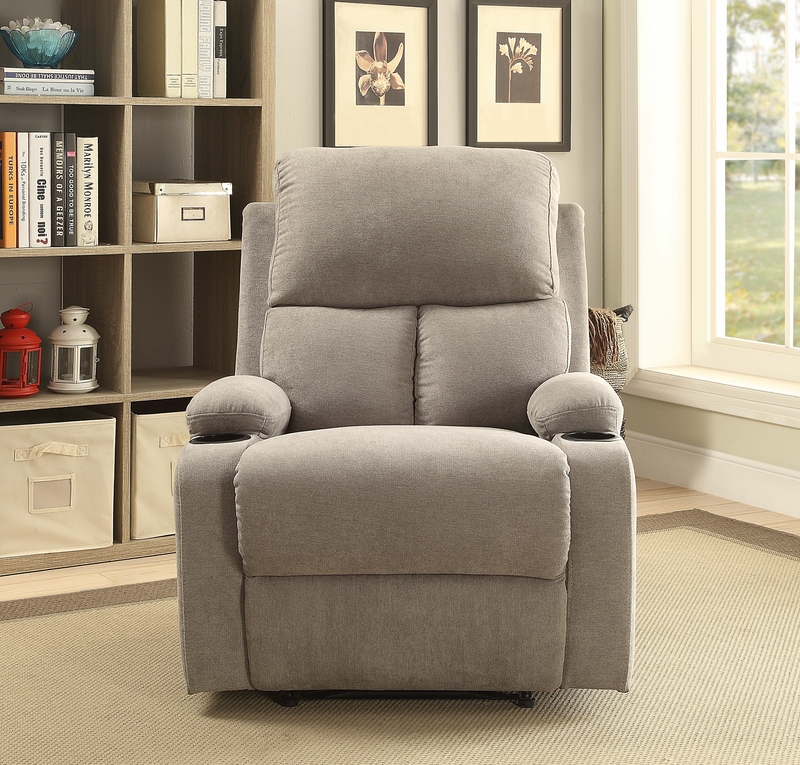 Kingsdown 32'' Wide Velvet Manual Standard Recliner