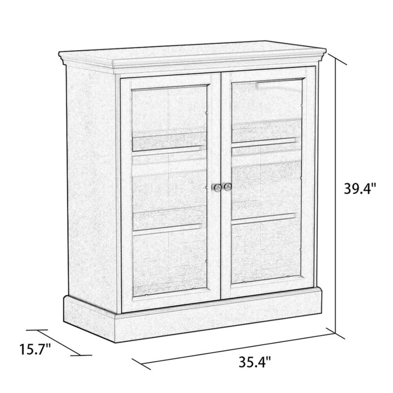 Kollman 39.4'' H x 35.4'' W Standard Bookcase