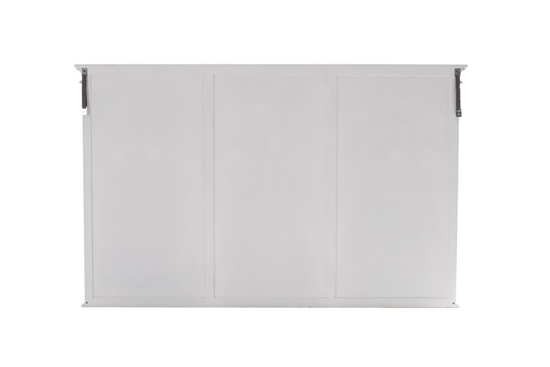 Lachlan 86.61'' H x 94.5'' W Solid Wood Library Bookcase