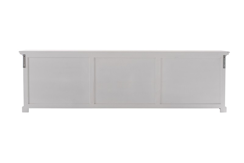 Lachlan 86.61'' H x 94.5'' W Solid Wood Library Bookcase