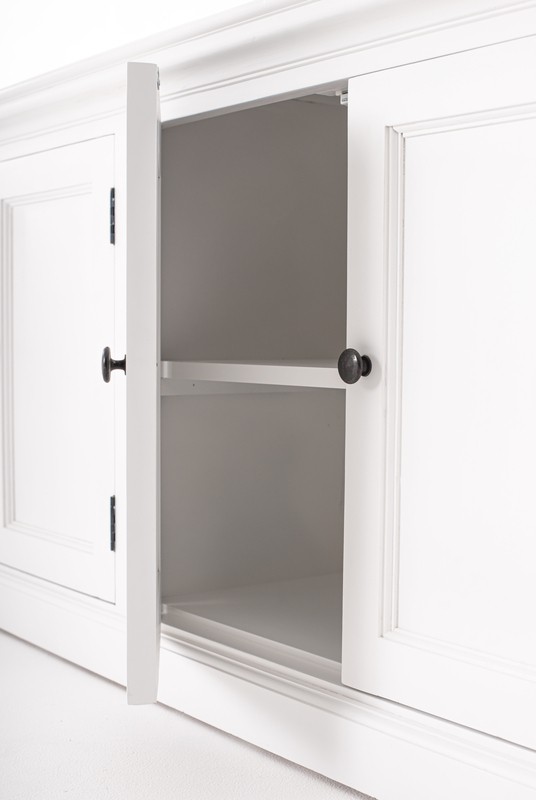 Lachlan 86.61'' H x 94.5'' W Solid Wood Library Bookcase