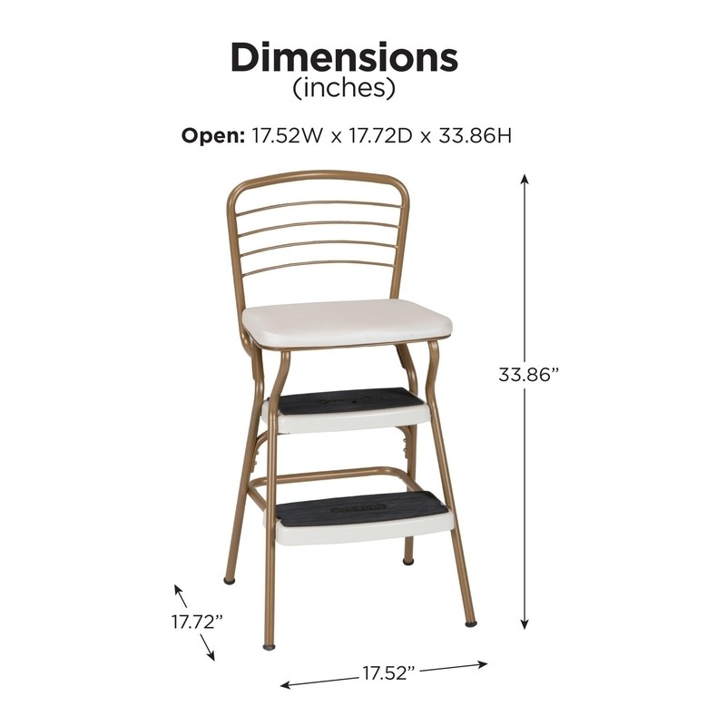 Lanoue 3 Step Steel Step Stool