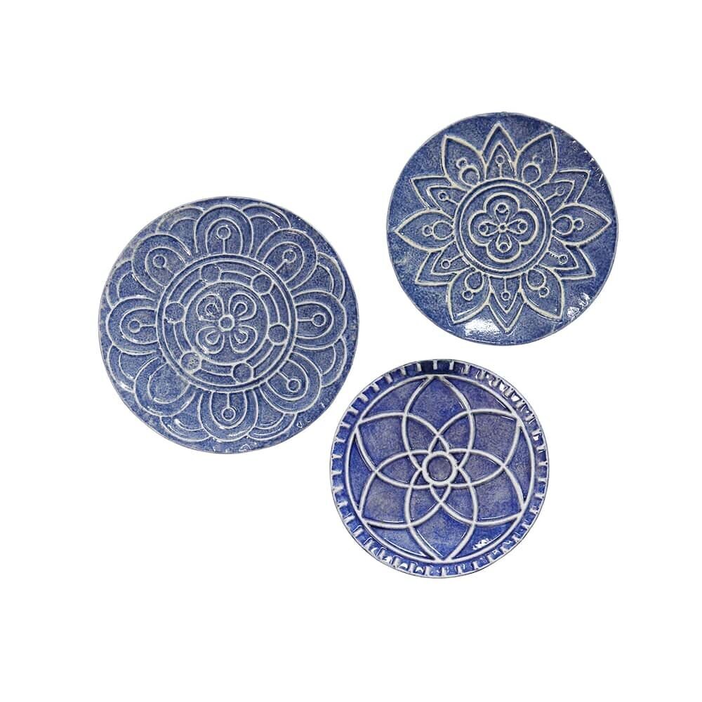 Large Blue and White Decorative Plates