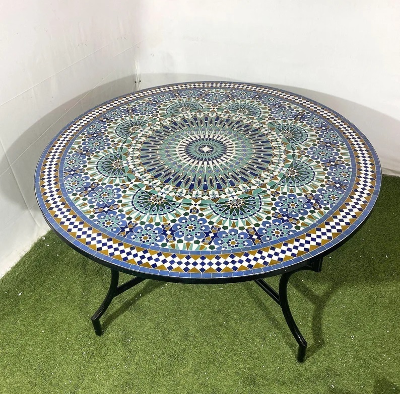 Large Ceramic Outdoor Table