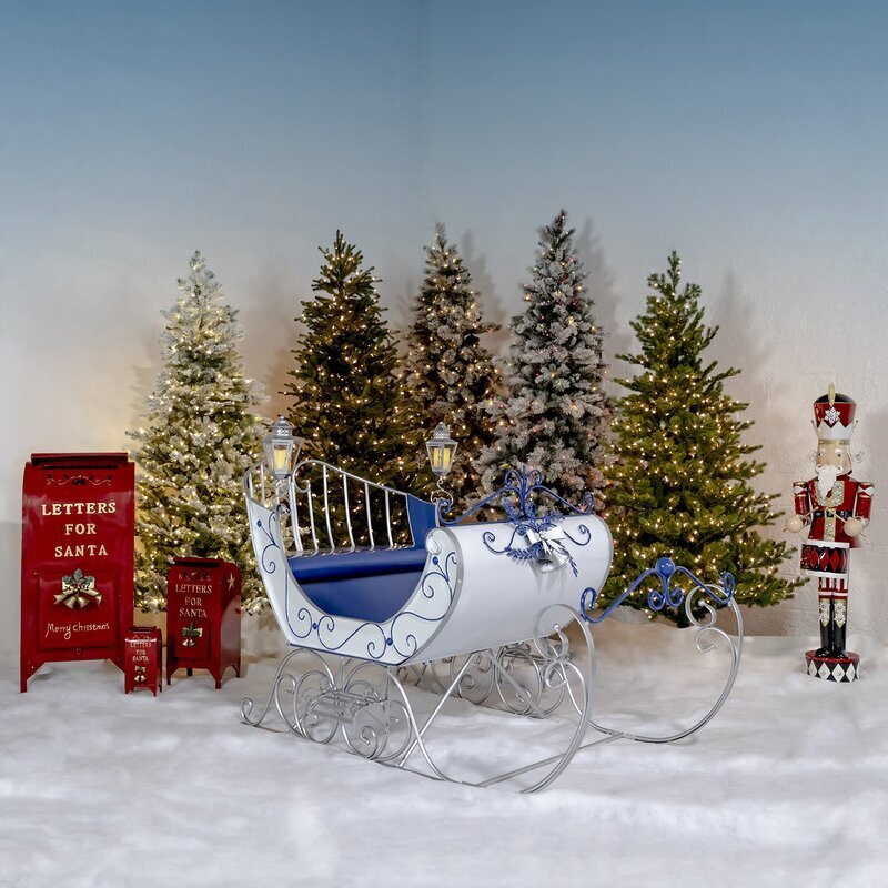Large Christmas Sled Décor for Outdoors