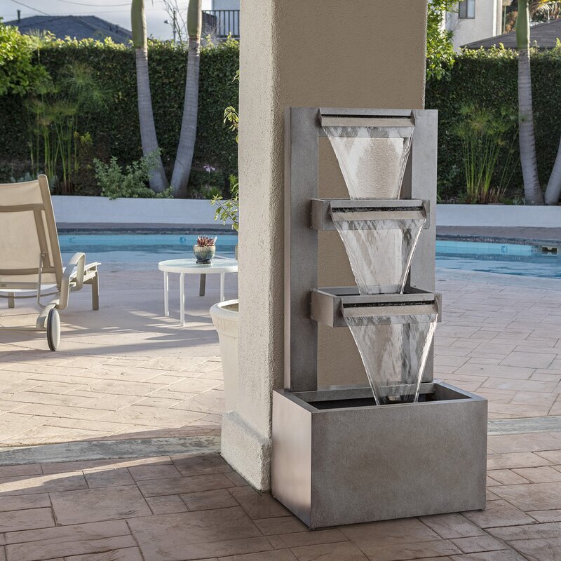 Large Metal Outdoor Water Fountain