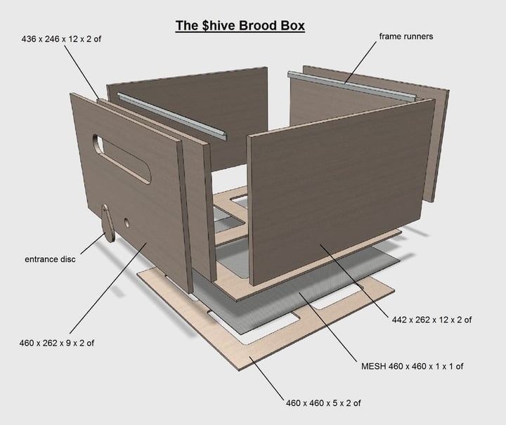 large plywood honey hive large plywood honey hive