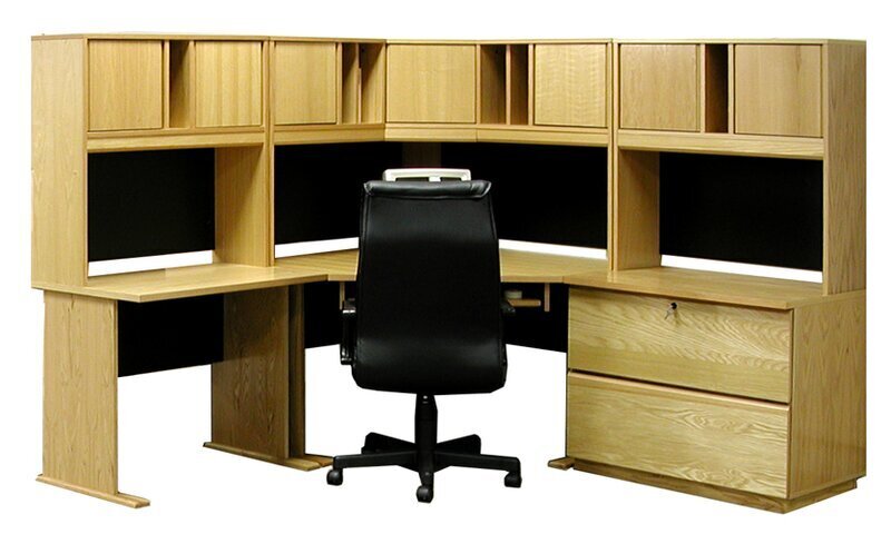 Large Reversible Corner Desk In Solid Oak