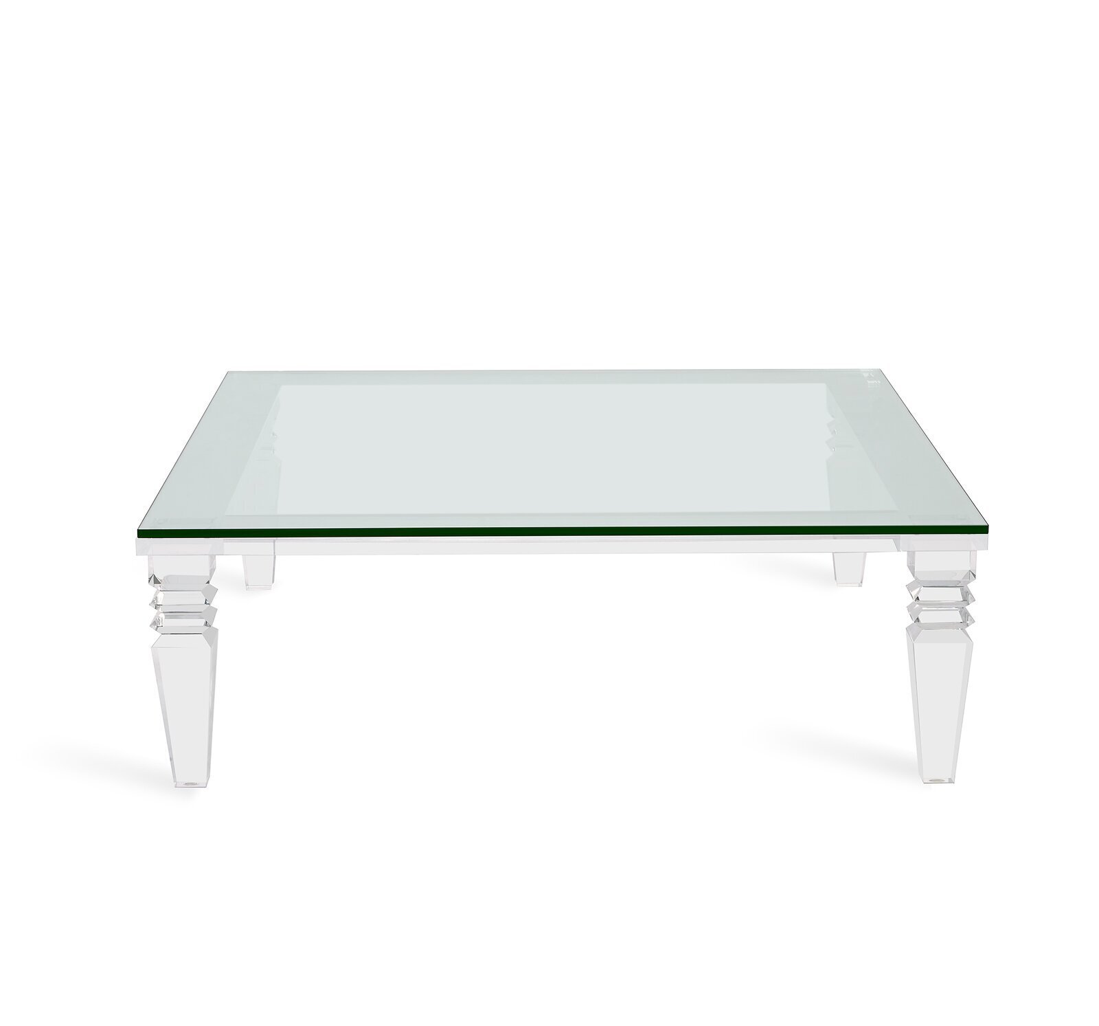 Large Square Acrylic Coffee Table