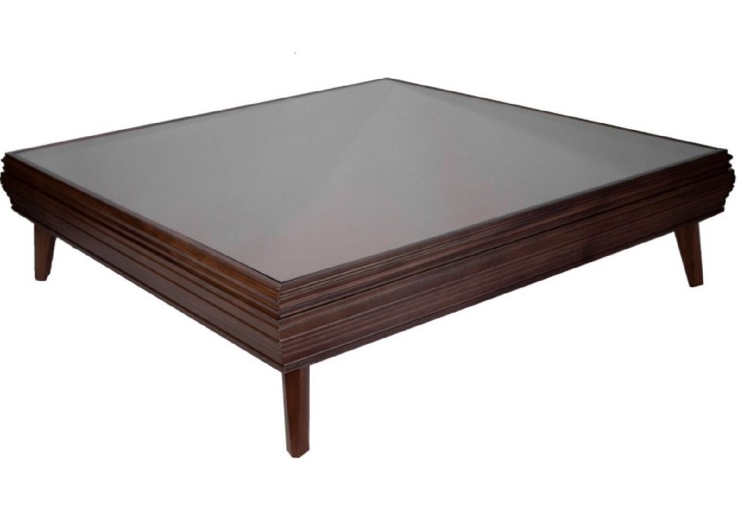 Large Square Coffee Table With Mirrored Top