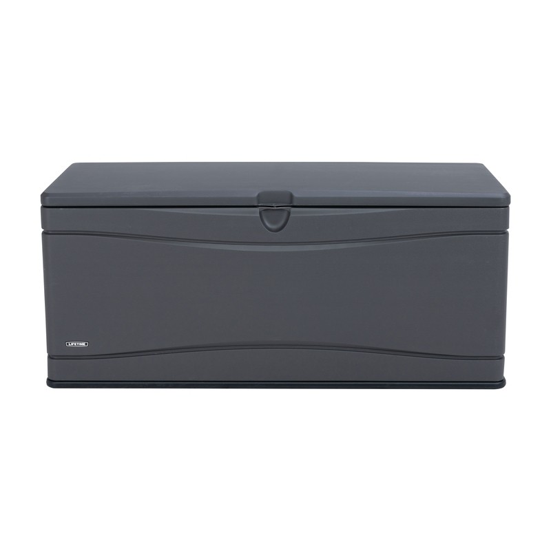 Lifetime 130 Gallons Gallon Water Resistant Plastic Lockable Deck Box