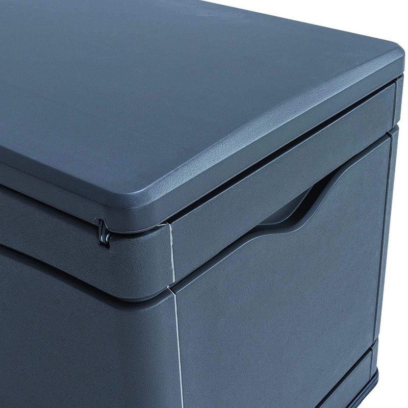Lifetime 130 Gallons Gallon Water Resistant Plastic Lockable Deck Box