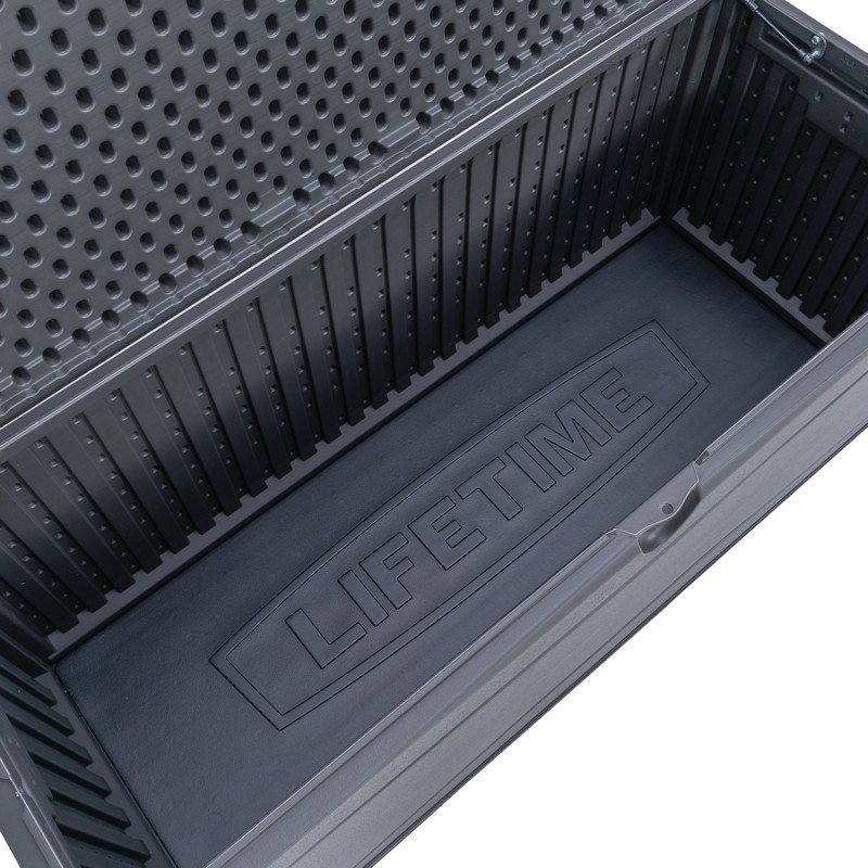 Lifetime 130 Gallons Gallon Water Resistant Plastic Lockable Deck Box