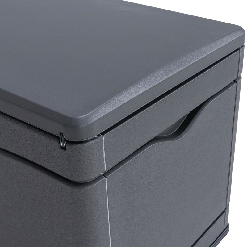 Lifetime 130 Gallons Gallon Water Resistant Plastic Lockable Deck Box