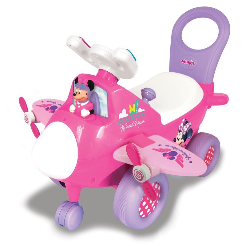 Light Up Minnie Mouse Airplane Ride On Toy
