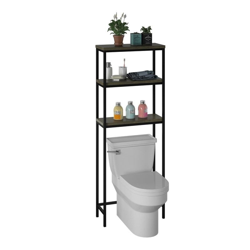 Lillian 23.62'' W x 63.31'' H x 10'' D Over-The-Toilet Storage