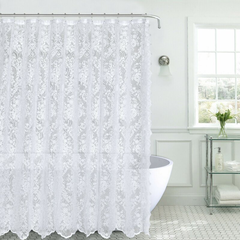 Lined Victorian Shower Curtain
