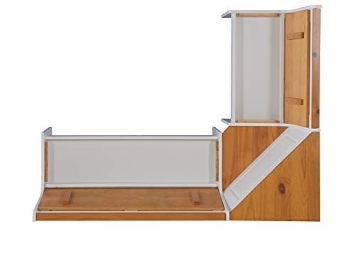 Linon Home Ardmore Accents, by Linon Kitchen Nook Set, White/Pine
