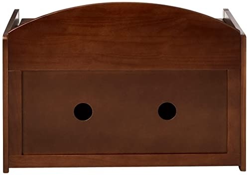 Lipper International Child's Toy Chest, 33.25" W x 17.75" D x 24.5" H, Walnut Finish