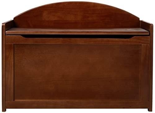 Lipper International Child's Toy Chest, 33.25" W x 17.75" D x 24.5" H, Walnut Finish