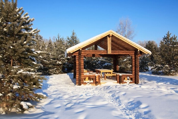 Log Cabin Gazebo Log Cabin Gazebo