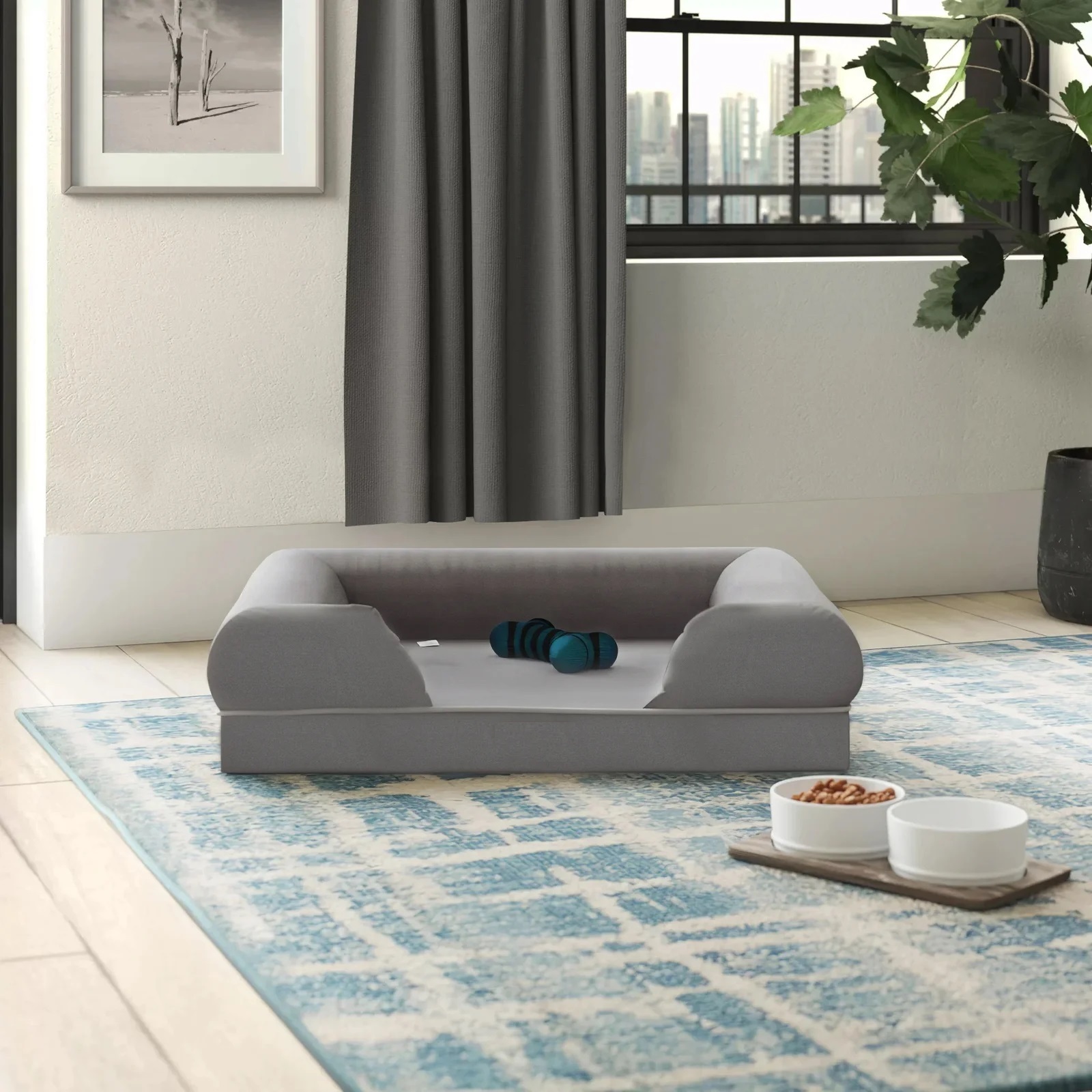 Low Bolster Bed
