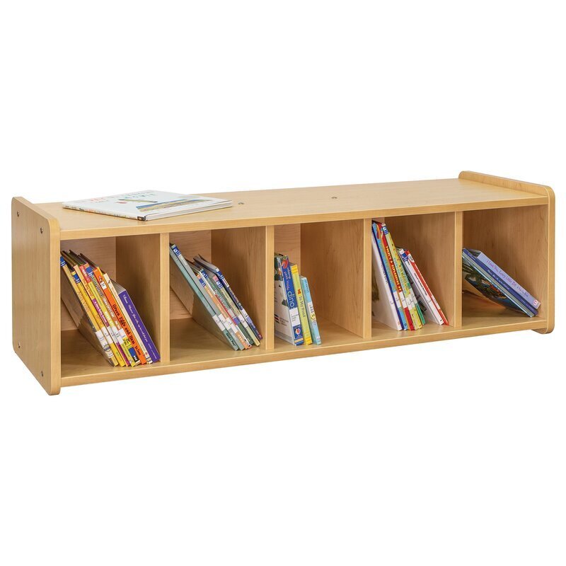 Low Bookshelf Bench Without Cushion