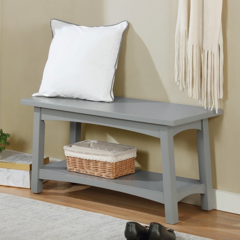 Lund Shelves Bench