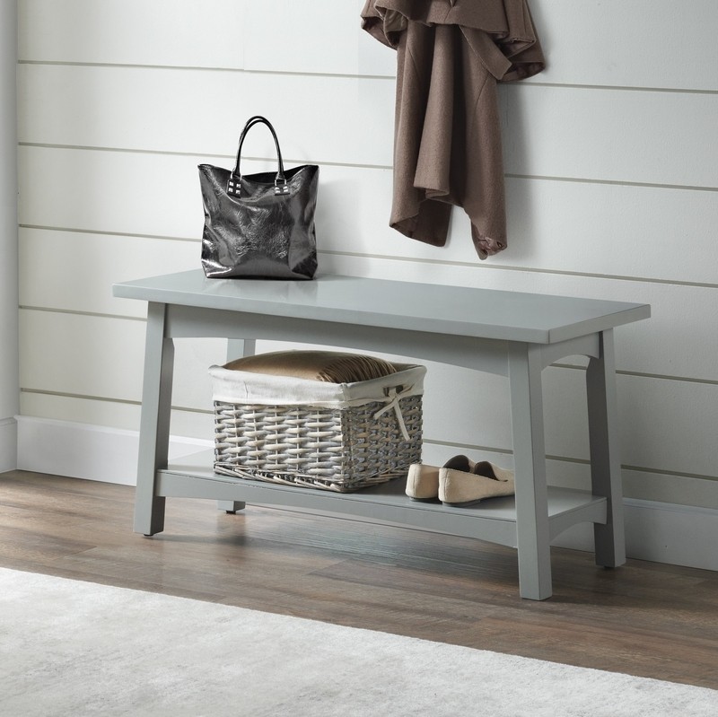 Lund Shelves Bench