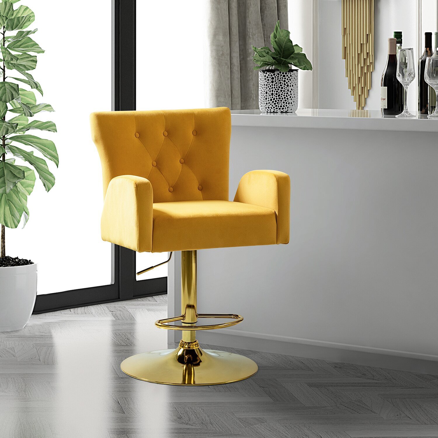 Luxe Style Hydraulic Stool 